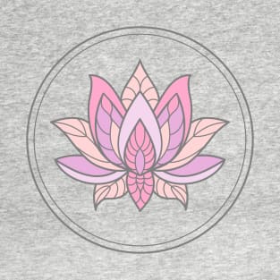 Colorful Lotus Flower ( No Background ) T-Shirt